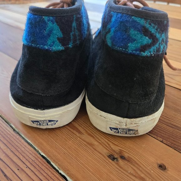 *RARE* Vans Pendleton Aztec Tribal Blue Low-Top Sneakers, GUC - Picture 5 of 7